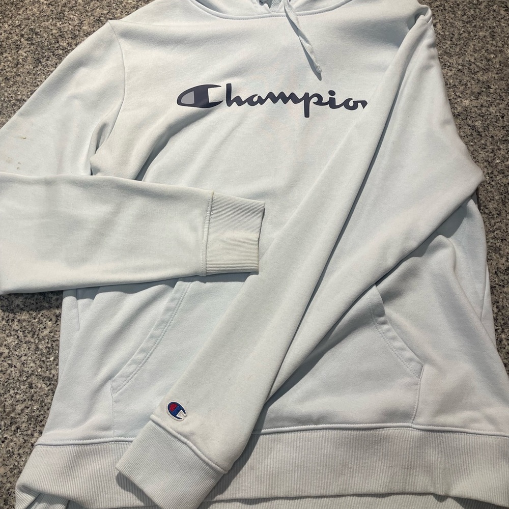Champion Sky Blue Athletic Hoodie
